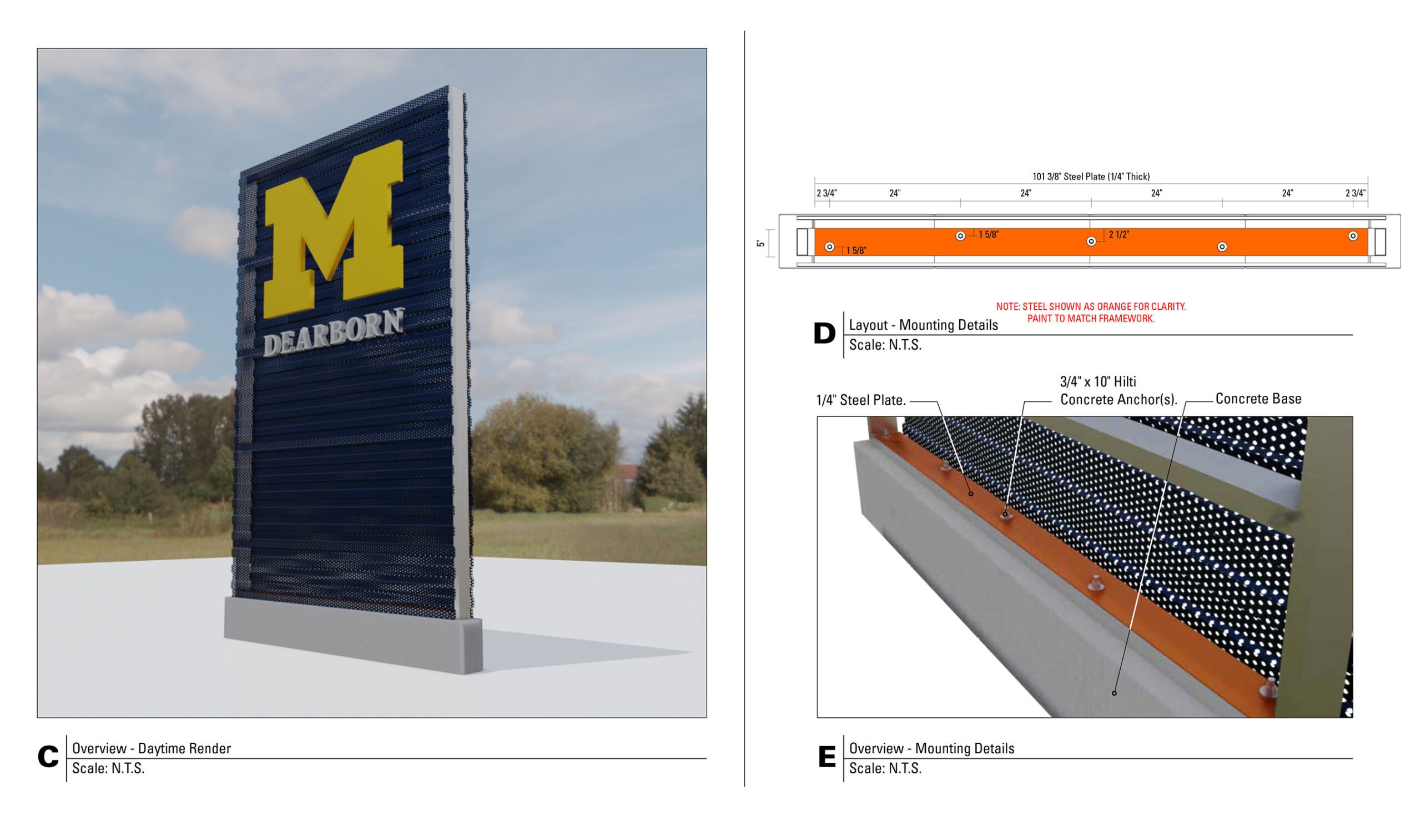 Forcade Branded Campus University Signage