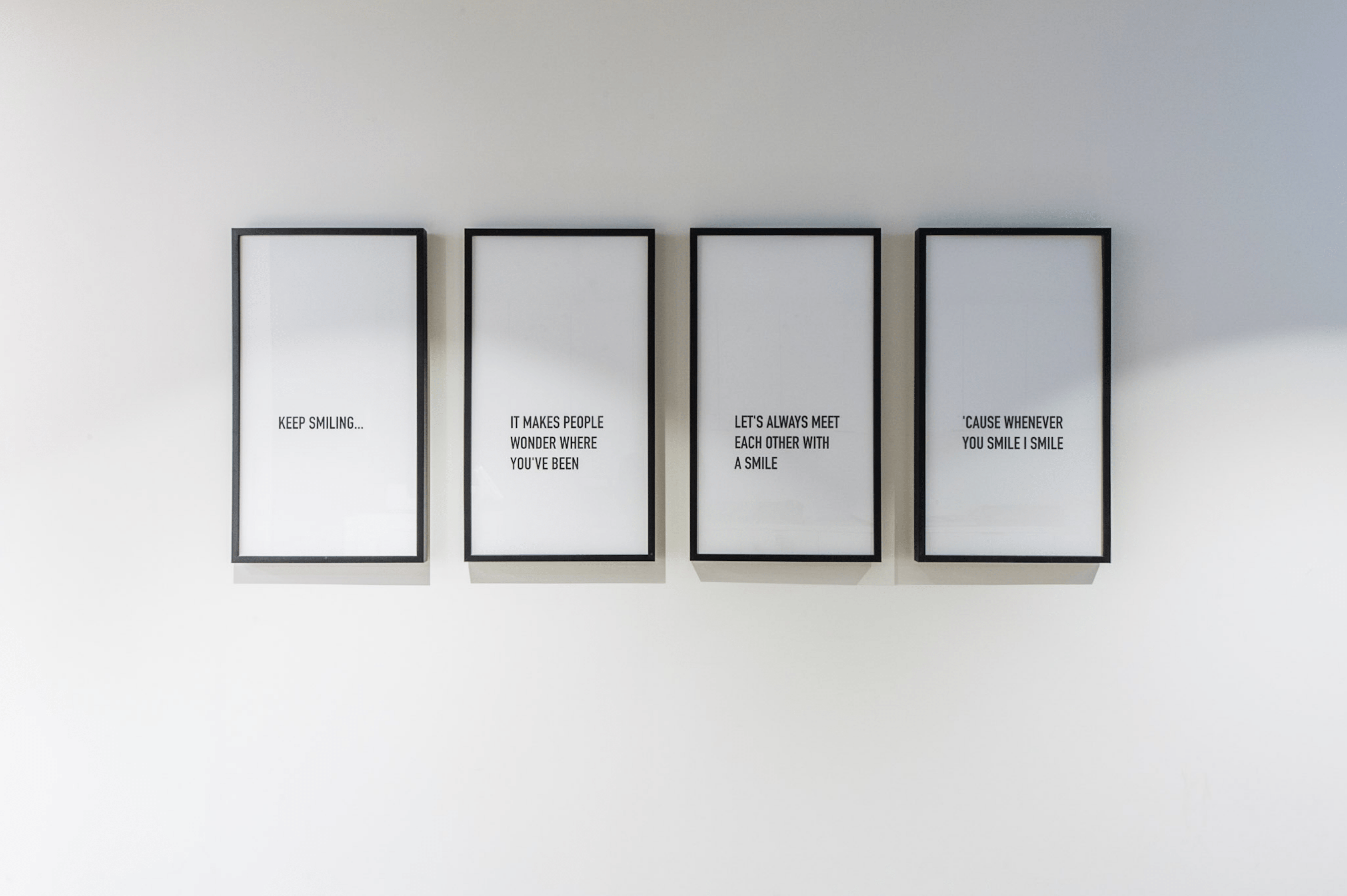 Forcade Inspirational Quote Wall frames