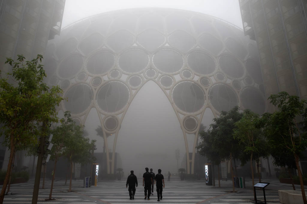 Al Wasl on a foggy morning